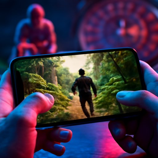 Select Adventure on J77 mobile screen